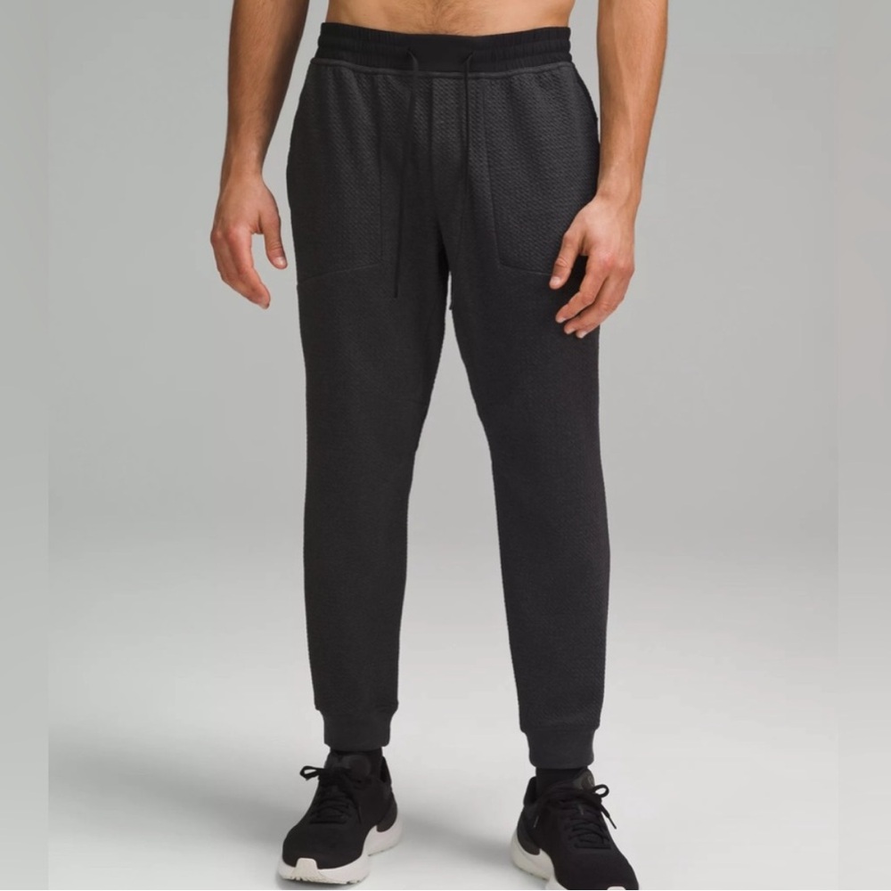 Lululemon Men’s XXL At Ease Jogger Charcoal Textured Active Outdoor Minimal